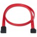 CABLE SATA III DATOS 6G DATOS ACODADO ROJO 0.5M AISENS
