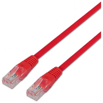 CABLE RED LATIGUILLO RJ45 CAT.6 UTP AWG24 ROJO 2.0M