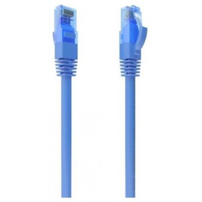 CABLE RED LATIGUILLO RJ45 CAT.6 UTP AWG26 CCA AZUL