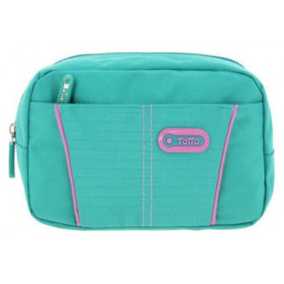 ESTUCHE MODELO EATFIT DOS BOLSILLOS VERDE/GOMAS ROSAS TOTTO AC52KLA002-1710Z-V2P (Espera 4 dias)