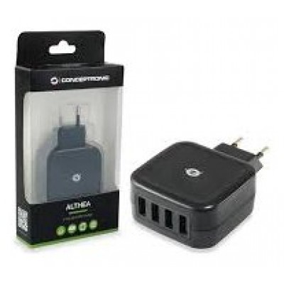 CARGADOR DE PARED CONCEPTRONIC ALTHEA 5V 4XUSB (4X1A)