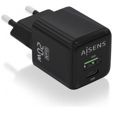 CARGADOR AISENS ASCH-20W2P011-BK