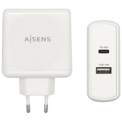CARGADOR AISENS ASCH-2PD45A-W