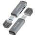 AISENS - LECTOR DE TARJETAS SD, Micro SD, MMC, RS-MMC, MMC Micro, USB-A, GRIS