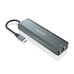 AISENS - USB-C DOCK 5 EN 1, USB-C A 1xHDMI, 1xRJ45, 2xUSB, 1xPD, GRIS, 15CM AISENS - USB-C DOCK 5 EN 1, USB-C A 1xHDMI, 1xRJ45, 2xUSB, 1xPD, GRIS, 15CM