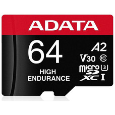 ADATA High Endurance microSDXC UHS-I 64GB V30 A2 ADATA High Endurance microSDXC UHS-I 64GB V30 A2