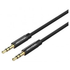 CABLE AUDIO ESTEREO JACK 3.5/M JACK 3.5/M 0.5 M NEGRO VENTION (Espera 4 dias)
