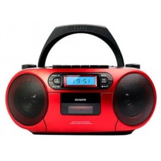 RADIO CD BLUETOOTH PORTABLE AIWA BOOMBOX BBTU-550 ROJO RADIO CD BLUETOOTH PORTABLE AIWA BOOMBOX BBTU-550 ROJO