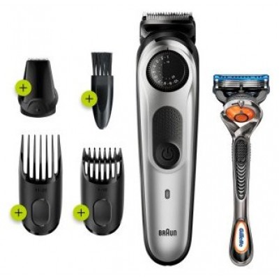 RECORTADORA DE BARBA BRAUN BT5260 + GILLETTE F5