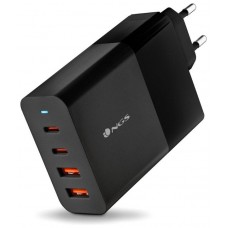 Cargador de pared ultrarrapido de 100W con 4 Puertos: