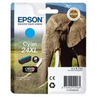 Epson Claria Photo HD Ink Cartucho Cian 24XL Expression Photo XP-760/950