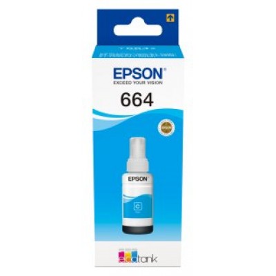 Epson Botella Tinta Ecotank T6641 Cyan