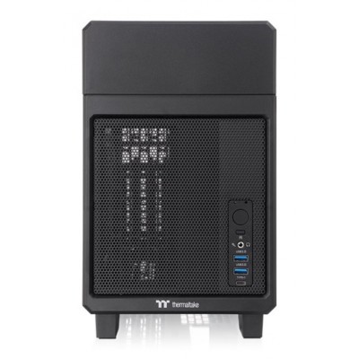 CAJA THERMALTAKE TR100 MINI-ITX USB 3.2 Type-C x 1 USB 3.0 x 2 SN FUENTE NEGRO