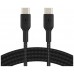 CABLE TRENZADO BELKIN CAB004BT1MBK BOOST CHARGE USB-C