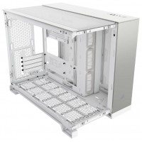 CAJA MICROATX 2500X TG WHITE/SATIN GRAY ALUMINUM CORSAIR (Espera 4 dias)