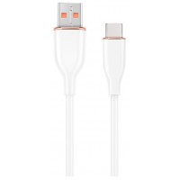 CABLE DE CARGA Y DATOS GEMBIRD USB TIPO C DE SILICONA PREMIUM 1,5 MBLANCO