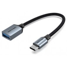 CONVERSOR USB-C/M A 2x USB/H 0.15 M GRIS VENTION (Espera 4 dias)