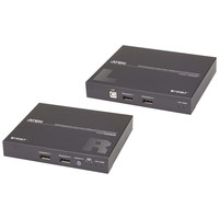 Aten Extensor de KVM USB DisplayPort de vista doble HDBaseT&trade; 2.0 (4K a 100 m para vista individual) (Espera 4 dias)