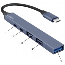 COOLBOX MINIDOCK 5 USB-C 5 PUERTOS PD 100W