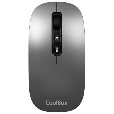 Coolbox Ratón W02-IA Inalámbrico RF+BT Gris