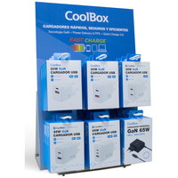 COOLBOX PACK 12 CARGADORES GAN + EXPOSITOR COOLBOX PACK 12 CARGADORES GAN + EXPOSITOR