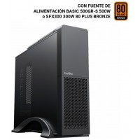 COOLBOX CAJA MATX T313 SLIM FTE.300SBZ 300W 80+BZ
