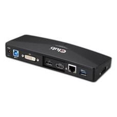 DOCKING CLUB 3D USB-A/DVI/DP/HDMI NEGRO (Espera 4 dias)
