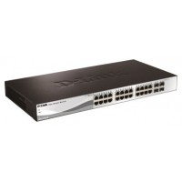 24 puertos 10/100/1000 + 4 puertos Gigabit