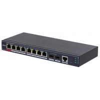 SWITCH IT DAHUA DH-SG4010P-2F 10-PORT MANAGED DESKTOP GIGABIT SWITCH 8-PORT POE
