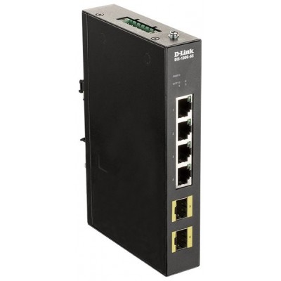 SWITCH INDUSTRIAL D-LINK DIS-100G-6S SIN GESTION 4P