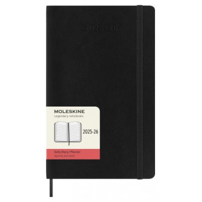 AGENDA 18M 2025-2026 DIARIA L (13 X 21 CM) NEGRA TAPA BLANDA MOLESKINE DSB18DC3Y26 (Espera 4 dias)
