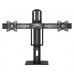AISENS - SOPORTE DE MESA PRO CONTRAPESO GIRATORIO E INCLINABLE PARA 2 MONITORES 6KG DE 17-27, NEGRO
