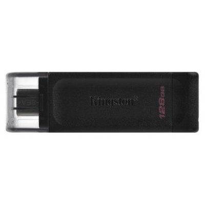 Kingston Technology DataTraveler 70 unidad flash USB 128 GB USB Tipo C 3.2 Gen 1 (3.1 Gen 1) Negro (Espera 4 dias)