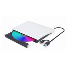 GEMBIRD Unidad de DVD USB externa Blanco