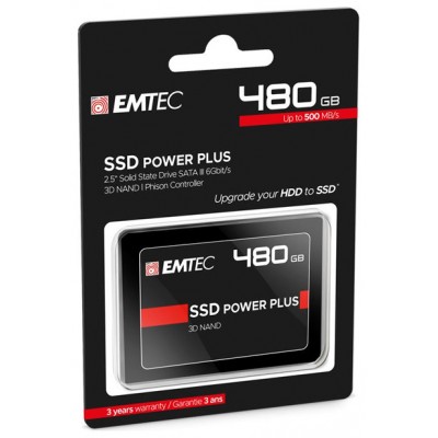 SSD EMTEC 480GB 3D NAND PHISON