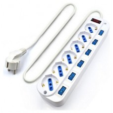 REGLETA EWENT EW3932-3M 6TOMAS BLANCA C/INTERRUPTORES (Espera 4 dias)