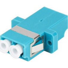 ADAPTADOR FIBRA OPTICA LANBERG LC/UPC OM3 MULTIMODO DUPLEX AZUL TURQUESA ADAPTADOR FIBRA OPTICA LANBERG LC/UPC OM3 MULTIMODO DUPLEX AZUL TURQUESA