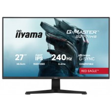 MONITOR IIYAMA 27 PULGADAS RESOLUCIÓN FULL HD (1920X1080), PANEL FAST IPS, 0,2 MS (MPRT), 240 HZ, BRILLO 300, CONTRASTE 1000:1, HDMI, DISPLAYPORT, USB HUB, ALTAVOCES 2 × 2W, FLICKER-FREE, LOW BLUE LIGHT, FREE SYNC PREMIUM, BLACK TUNER (Espera