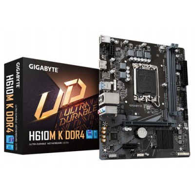 PLACA GIGABYTE H610M K DDR4 1.0 INTEL1700 2DDR4 (Espera 4 dias)