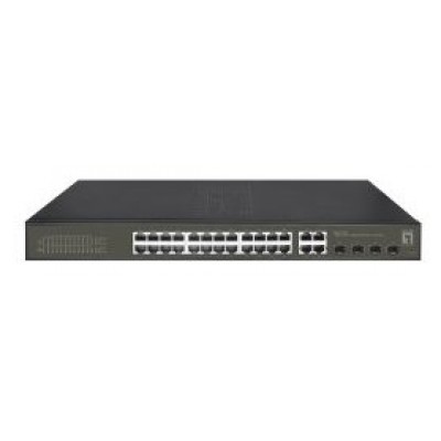 SWITCH SEMIGESTIONABLE LEVEL ONE HILBERT 24P POE