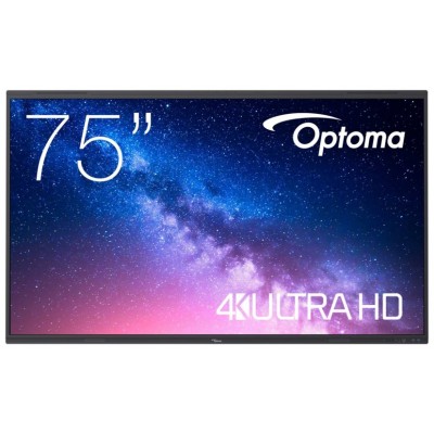 OPTOMA Pantalla interactiva 5753RK LED / 75" / 8GB / 64GB / 4K / Android 11 / TACTIL