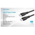 CABLE USB-C A USB-C 1 M NEGRO VENTION (Espera 4 dias)