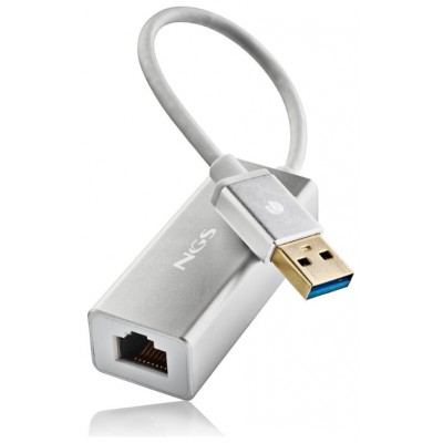 NGS Adaptador Hacker 3.0 usb a lan 1GBPS CABLE 15C