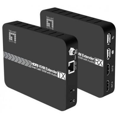 EXTENSOR HDMI 4K + USB + AUDIO SOBRE CAT6 HASTA 100