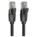 CABLE DE RED LATIGUILLO RJ45 UTP CAT6 AWG26 0.50 M NEGRO VENTION (Espera 4 dias)