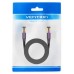 CABLE DE RED LATIGUILLO RJ45 CAT.7 STP AWG30 1 M NEGRO VENTION (Espera 4 dias)
