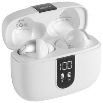 iggual Auriculares inalámbricos TWS Bluetooth blan