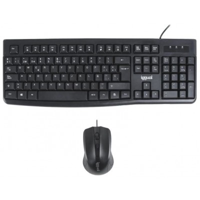 iggual Kit teclado y ratón CMK-BUSINESS2 negro