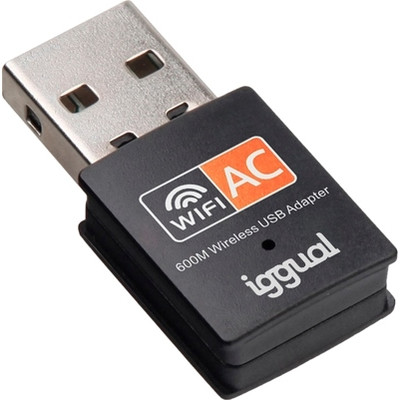 iggual Adaptador USB Wifi 600 Mbps dual 2.4G/5G iggual Adaptador USB Wifi 600 Mbps dual 2.4G/5G
