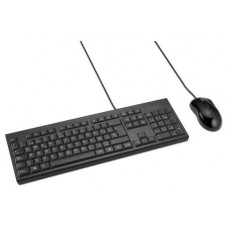 CONJUNTO DE RATÓN Y TECLADO MODELO KM100 EQ CON CABLE COLOR NEGRO KENSINGTON K75452ES (Espera 4 dias)